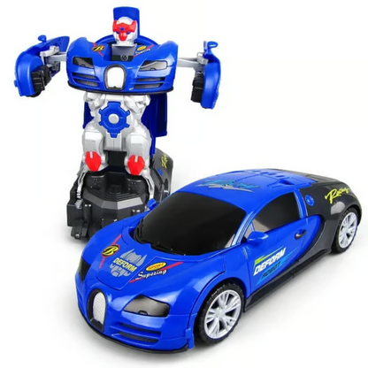 Electric Universal Deformation Police Toy Car